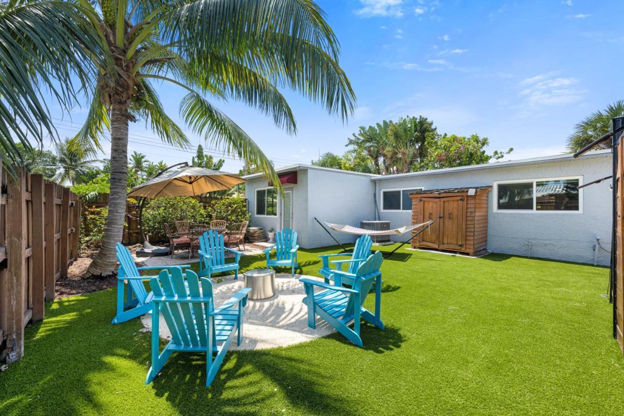 Palms Retreat! Giant Heated Pool-Hottub-Firepit-5Min2Beach-Pets-Ev Chgr Fort Lauderdale Luaran gambar