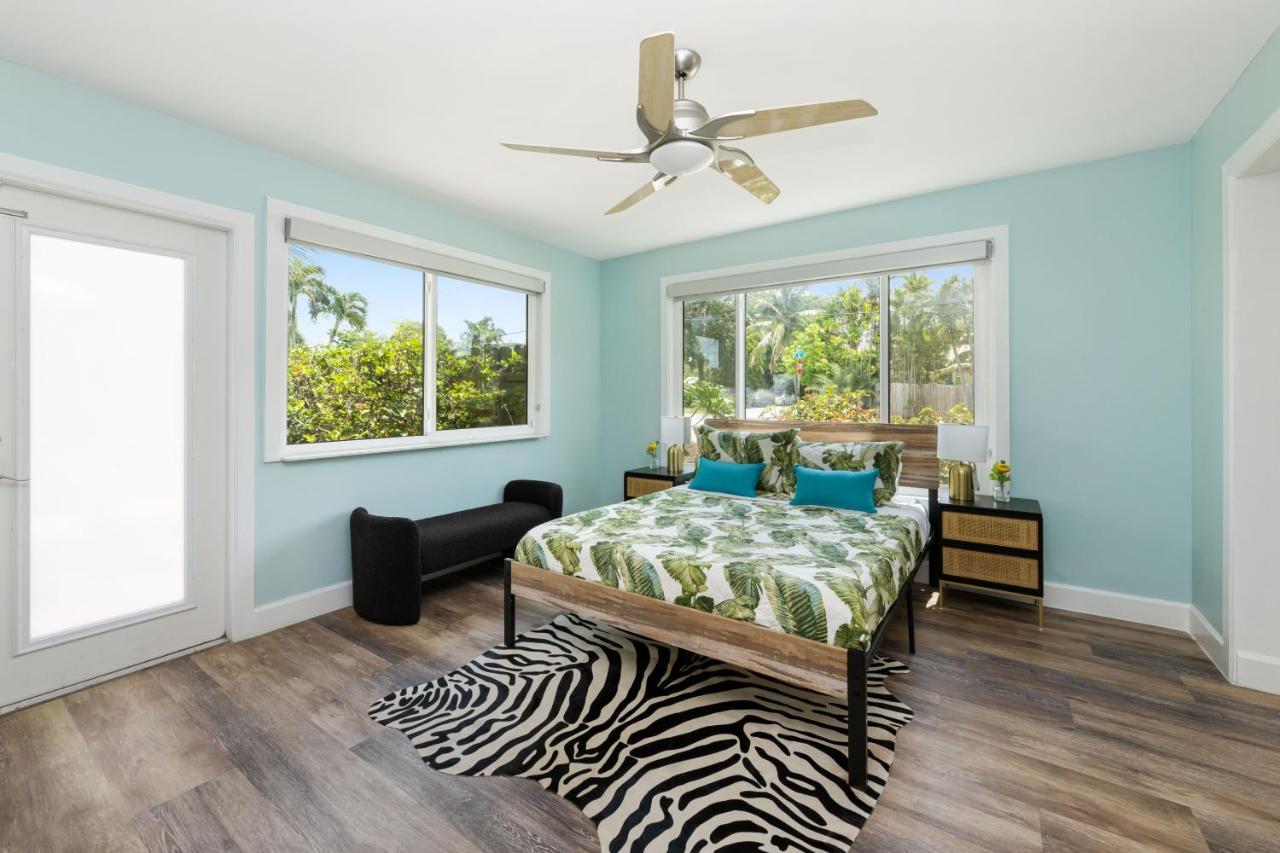 Palms Retreat! Giant Heated Pool-Hottub-Firepit-5Min2Beach-Pets-Ev Chgr Fort Lauderdale Luaran gambar