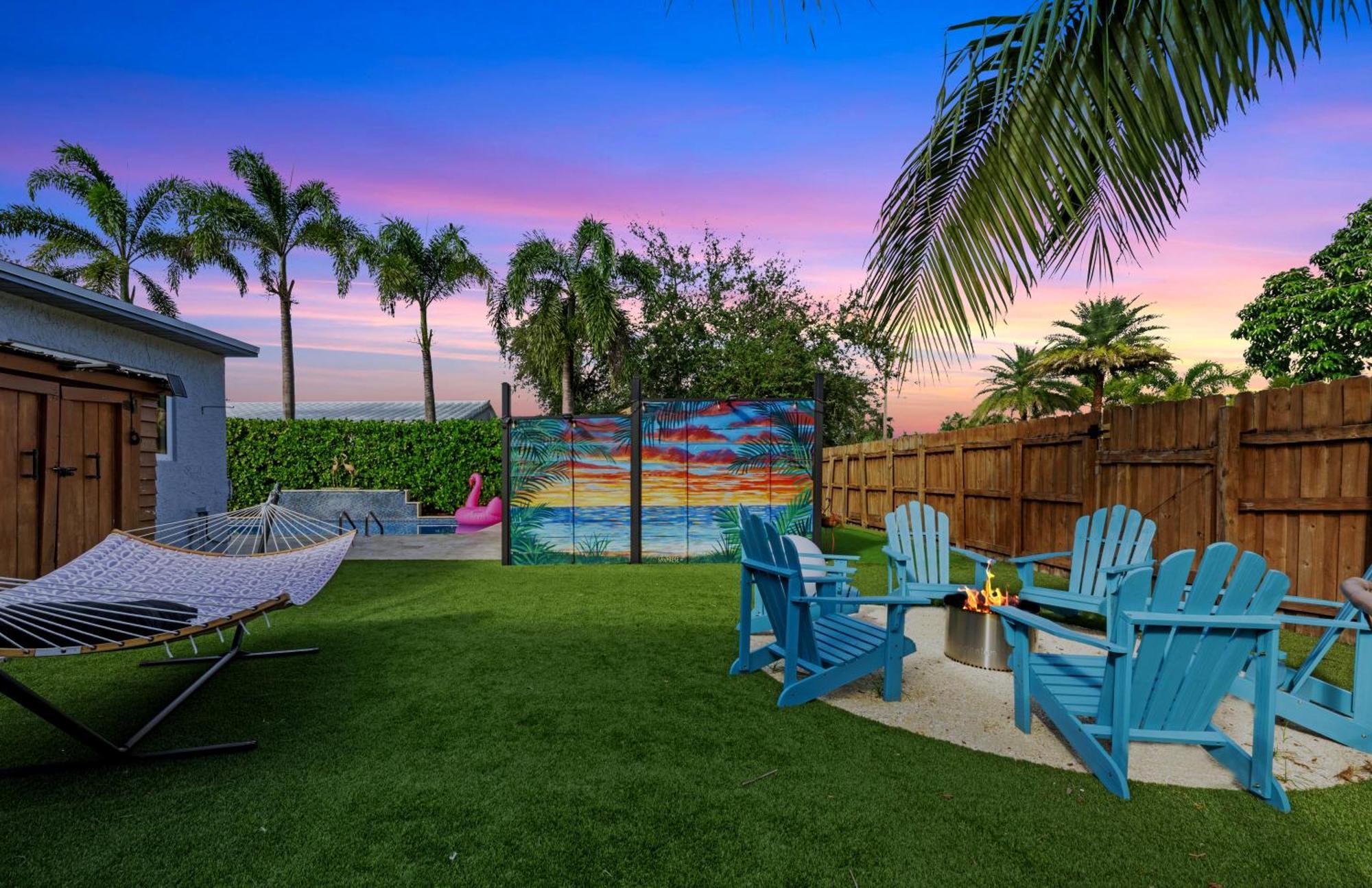 Palms Retreat! Giant Heated Pool-Hottub-Firepit-5Min2Beach-Pets-Ev Chgr Fort Lauderdale Luaran gambar